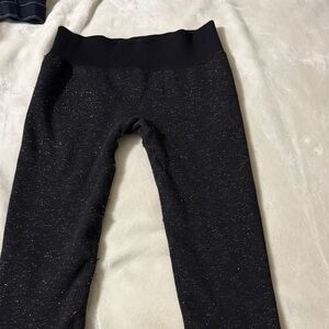 Ardene Black Sparkle Leggings